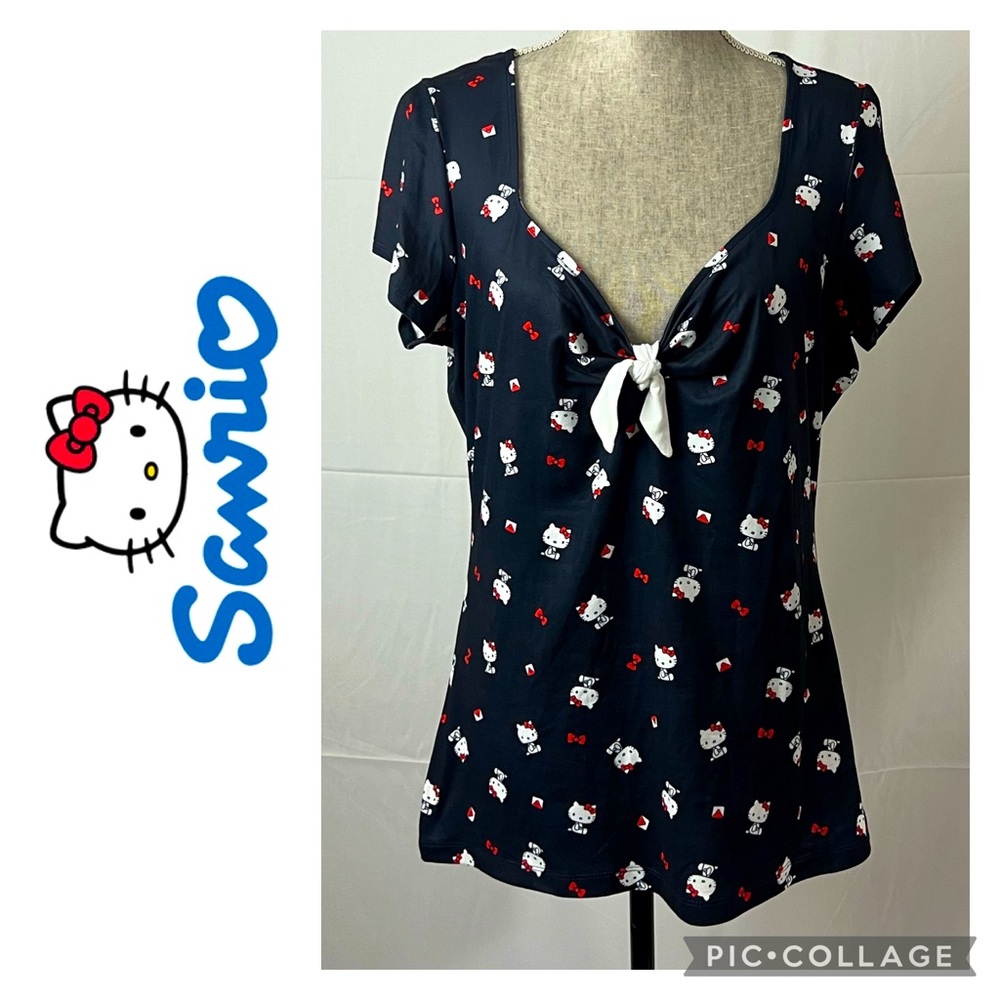 SANRIO | RARE Hello Kitty Top With Tie *NWOT* ❤️‍🔥